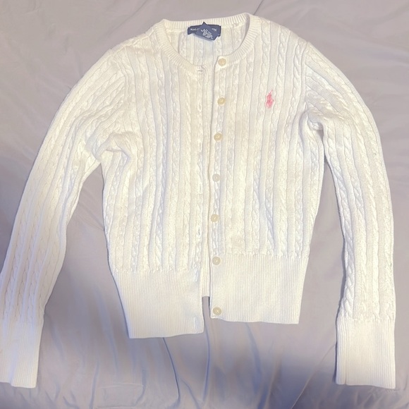 Polo Ralph Lauren Cable Knit Cotton Cardigan Kids - Picture 2 of 2
